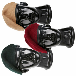 Dernier design Chapeaux béret avec logo personnalisé Chapeaux béret universels pour hommes Couleurs unies Été Extérieur Logo de broderie personnalisé - Product Image 2