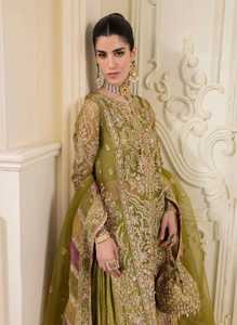 OEM Service Custom Size Heavy Handmade Embroidery Modern Lace Wedding Party Wear Gharara <b>Dress</b> Indian Pakistani Boutique Women - Product Image 2