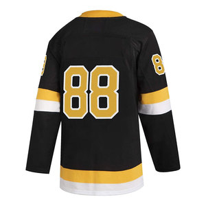 Maillot de hockey sur glace de haute qualité 100% polyester à manches longues, impression par transfert thermique, logo brodé, respirant - Product Image 3