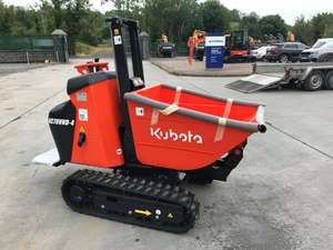 Livraison gratuite, certifié CE EPA, mini-dumper sur chenilles Kubota KC7OVHD-4, mini-transporteur sur chenilles, mini-dumper hydraulique à basculement - Product Image 4