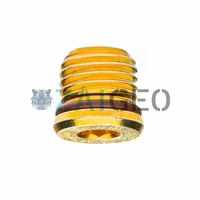 Coupeur à jet d'eau CNC pour H2O 400061-4 Bouchon hexagonal creux # 4 Str. Joint torique fileté 7/16\" OD pour intensificateur de machine de découpe hydroélectrique