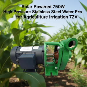 Pompe à eau solaire haute pression en acier inoxydable 750W pour l'irrigation agricole 72V - Product Image 3