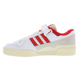 Adidas Forum 84 Low <b>Mens</b> <b>Shoes</b> Color: Footwear <b>White</b>/Vivid Red/Cream <b>White</b> 100% Authentic - Product Image 2