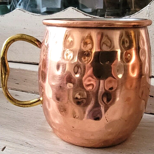Custom Made Hammered Drinking Copper Mug, engraved Copper Drinking Mugs Ideal for Mead Supply Stores and Beer Bars for Resale - Product Image 5