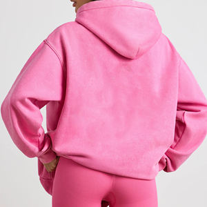 New Arrival Custom Streetwear Rhinestone Hoodie Heavyweight Oversized Hot Selling Customized <b>Sweatshirt</b> <b>Women</b> Hoodies - Product Image 6