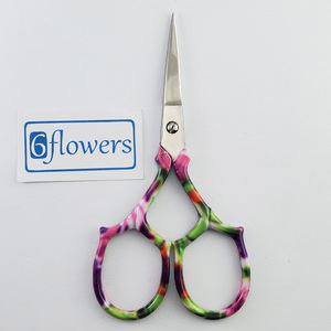 Ciseaux de broderie pointus à l'aiguille plaqués or personnalisés avec des conceptions ergonomiques et une sensation de main confortable 3.5 "travail de broderie - Product Image 2