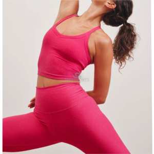 Conjunto de ropa de gimnasio antibacteriana de la mejor calidad para mujer conjunto de ropa de Yoga de secado rápido para mujer con diseños personalizados con servicio OEM - Product Image 6