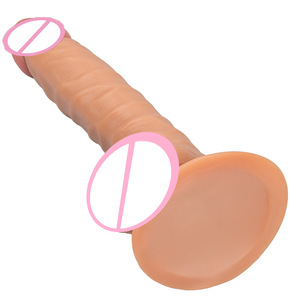 Realistico Dildo in Silicone Marrone Scuro Morbido Giocattolo Sessuale per Donne - Product Image 6