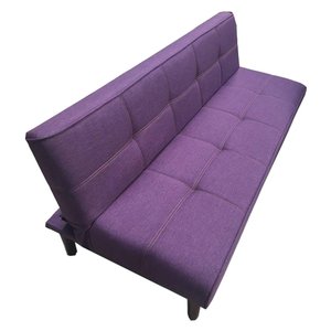 Modern Purple Convertible Inflatable <b>Sofa</b> Bed 168x86x33cm SFG68020 <b>Wooden</b> <b>Frame</b> for Living Room Foldable and Home Furniture - Product Image 1
