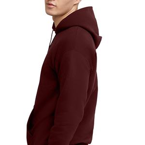 Pull-over à capuche en coton mélangé à coupe ample pour hommes, tissu polaire à motif brodé personnalisé personnalisable fabriqué en usine - Product Image 4