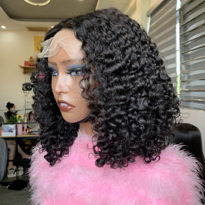 Extension de tissage de cheveux Remy vietnamiens non transformés 100% Curly Jerry Curls Grade de trame unique - Product Image 1