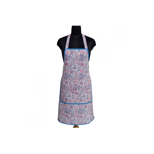 Top Quality <b>Aprons</b> <b>Kitchen</b> Indian Block-Printed 100% Breathable 20 Sheeting Cotton 83 Cms <b>Kitchen</b> <b>Apron</b> For Sale At Lowest Price - Product Image 5