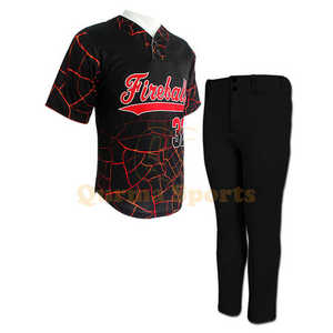 Ensemble de Maillot de Baseball Unisexe Imprimé 100% Polyester Respirant Séchage Rapide Personnalisable de Haute Qualité Vente en Gros Adultes Fabriqué au Pakistan - Product Image 5
