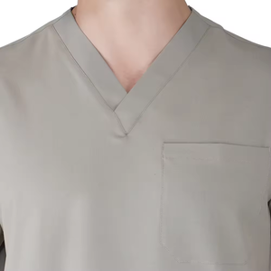 Stretchable Breathable Men Summer Top Jogger Hospital <b>Scrubs</b> Nursing <b>Scrub</b> Uniforms Cotton Polyester Spandex Hospital <b>Scrub</b> <b>Sets</b> - Product Image 6