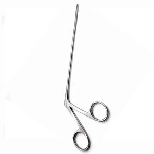 Forceps d'oreille chirurgical ORL extrémité dentelée 1.6mm pince crocodile en acier inoxydable 8 pouces ensemble d'instruments machines - Product Image 2