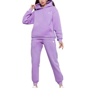 Tenue deux pièces de haute qualité pour femmes, pull à manches longues avec capuche, pantalon Long, ensemble de survêtement avec poches - Product Image 6