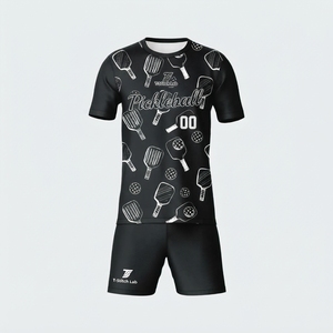 Uniforme de Pickleball Ligero de Manga Corta para Hombre, Diseño de Logotipo Personalizado, Corte Regular, Alta Calidad, 100% Poliéster - Product Image 4