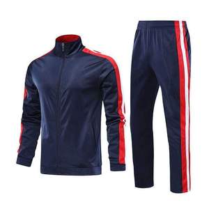 Custom <b>Men's</b> Stand-up Collar Sports Suit Autumn New Long-Sleeved and <b>Pants</b> Sport Leisure Two-piece Jogger Sweatsuit - Product Image 1