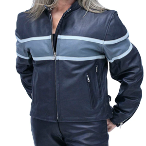 Gran oferta, chaquetas de motorista de cuero genuino de invierno personalizadas para mujer, ropa deportiva transpirable de talla Regular, ropa de carreras de automóviles para motocicleta - Product Image 1