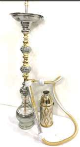 Cachimba de Lujo Babylon de Latón con Espejo, Producto Premium al por Mayor - Product Image 2