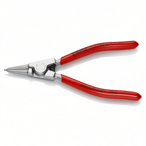 Alicates Knipex cromados para circlips externos en ejes, mangos recubiertos de plástico con puntas rectas - Product Image 2