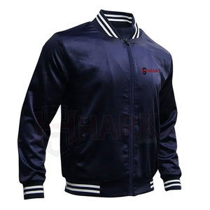 แจ็กเก็ตนักบินน้ำหนักเบาของผู้ชายเสื้อแจ็คเก็ตบอมเบอร์ผ้าแคนวาสสีในสไตล์ระบายอากาศได้ดี - Product Image 3