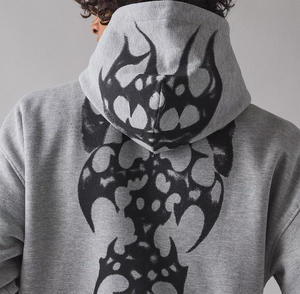 Sudaderas con Capucha para Hombre al por Mayor, de Alta Calidad, Estilo Urbano, Forro Sólido de Algodón Grueso, Corte Regular, Felpa Francesa, con Logotipo Personalizado - Product Image 4