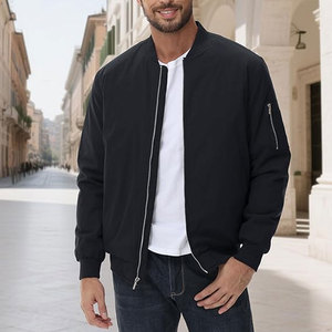 Wholesale Customizable Men's Varsity Bomber <b>Jackets</b> <b>Plus</b> <b>Sizes</b> Vintage Denim Washed Technique Zipper Stand Eco-Friendly Winter - Product Image 6