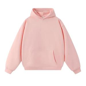 Sudadera con Capucha de Felpa de 380g, Estilo Invernal, Hombros Caídos, Holgada, Moderna, Sudadera con Capucha Informal de Color Sólido, Chaqueta Unisex 100% - Product Image 1