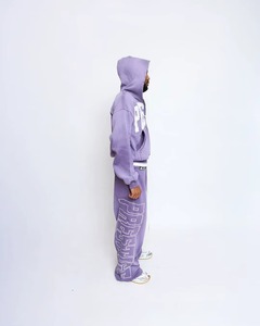 Survêtements surdimensionnés fabriqués au Pakistan, 100% coton, pull-over, survêtement tendance, dernier design 2025 - Product Image 3