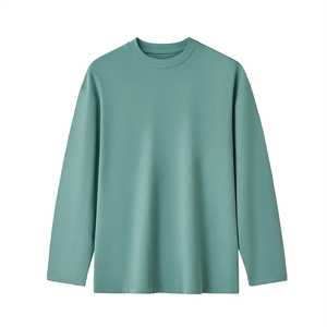 Full Sleeves Casual Loose Woven 100% Cotton Custom Print <b>T</b>-Shirt with O-Neck Collar Anti-Uv Protection - Product Image 2