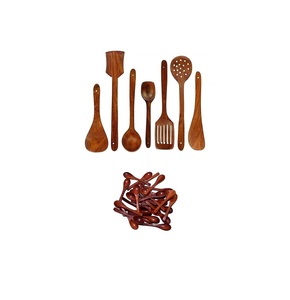 Cuchara de madera Cocina para cocinar La mejor calidad de cuatro accesorios de cocina Mezcla - Product Image 1