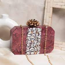 Bolso de mano de resina de gran calidad para mujer y diseño moderno, elegante y moderno, perfecto para eventos formales y ocasiones especiales - Product Image 5