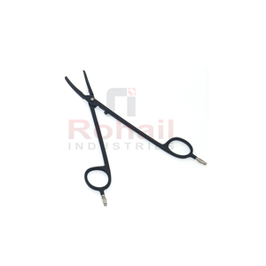 Forceps de acero inoxidable curvado para instrumentos, RI-0670 de calidad alemana - Product Image 6