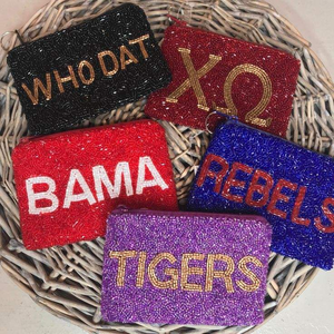 Bolsa de Cremallera Mini con Cuentas de Semillas de Alta Calidad, Bordado de Libélula con Cuentas Azules y Doradas, con un Toque de Estilo Premium de MD HANDICRAFTS - Product Image 6