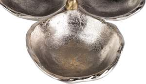 Center Rough Nickel Gold Finished A sophisticated blend of modern edge and classic luxury - Product Image 4