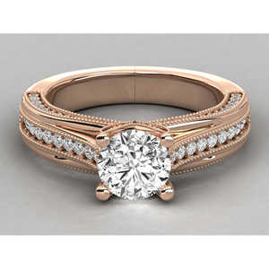 Bague solitaire en or 10 carats pour femmes, diamant cultivé en laboratoire - Product Image 6