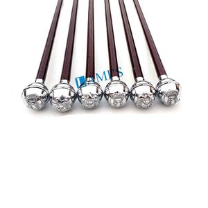 Bastones de Swagger con cuero negro, 2023 - Product Image 1