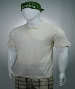 Camiseta Polo de algodón 100% personalizada para hombre, camiseta supersuave, transpirable, ecológica, de talla grande, negra, manga corta, informal, en blanco - Product Image 1