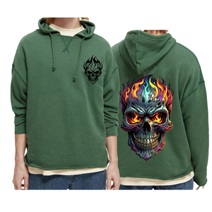 Cómodo desgaste impreso bordado sudaderas con capucha adultos uso ligero hombres impreso bordado sudaderas con capucha hecho en Pakistán - Product Image 4