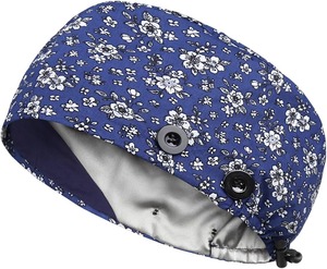 Gorro de fregado unisex, parte trasera elástica, impresión personalizada, logotipo propio, ropa médica de alta demanda, directo de fábrica, gorros de fregado lavables OEM de secado rápido - Product Image 2
