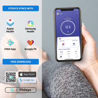 Báscula Digital Inteligente para Baño Ultra Precisa de 180 kg con Gestión de Pérdida de Grasa y BMI para Integración con Aplicaciones