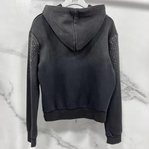 เสื้อมีฮู้ดผ้าเทอร์รี่สำหรับผู้ชายทรงหลวมเสื้อใส่ออกไปข้างนอกผ้าฝ้าย100% ออกแบบโลโก้ได้ตามต้องการ - Product Image 5