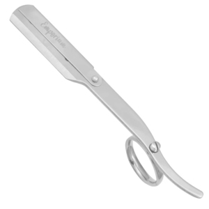 Dernier modèle de rasage manuel Rasoirs pliants droits en acier pour barbier Rasoir pour barbe et cheveux pour hommes - Product Image 1