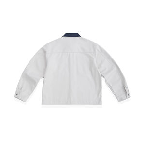 Chaqueta vaquera de algodón personalizada para hombre al por mayor, diseño impreso, Cuello acolchado con capucha, decoración de botones para todos para Otoño Invierno - Product Image 4