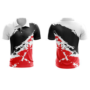 Promotional Men's Solid Blank Formal Shirt with Front Logo Knitted Embroidered Quick Dry Short Sleeve