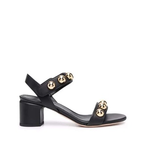 Sandalo con Tacco Borchiato AGL Maila Nero Taglia 9 Alla Moda e Sexy per Feste Estive e Autunnali Materiale Superiore Scamosciato Suola in Gomma PU - Product Image 2