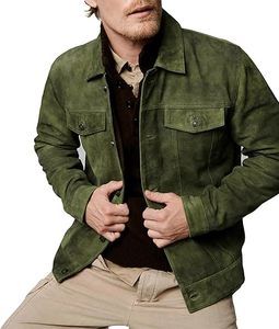 New Design of 2025 Custom Shirt Collar Stylish Distressed Contrast Stitching Vintage Leather <b>Jacket</b> for <b>Men</b> - Product Image 1