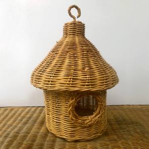 Nids en rotin faits à la main pour oiseaux, Bali, nid en osier pour oiseaux, extérieur, suspendu, nid pour oiseaux sauvages - Product Image 2