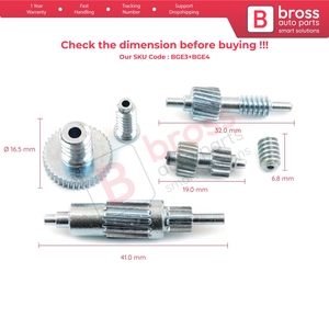 Ensembles de pièces de commande de rétroviseurs latéraux pliables BGE3+BGE4 pour Land Freelander - Product Image 5
